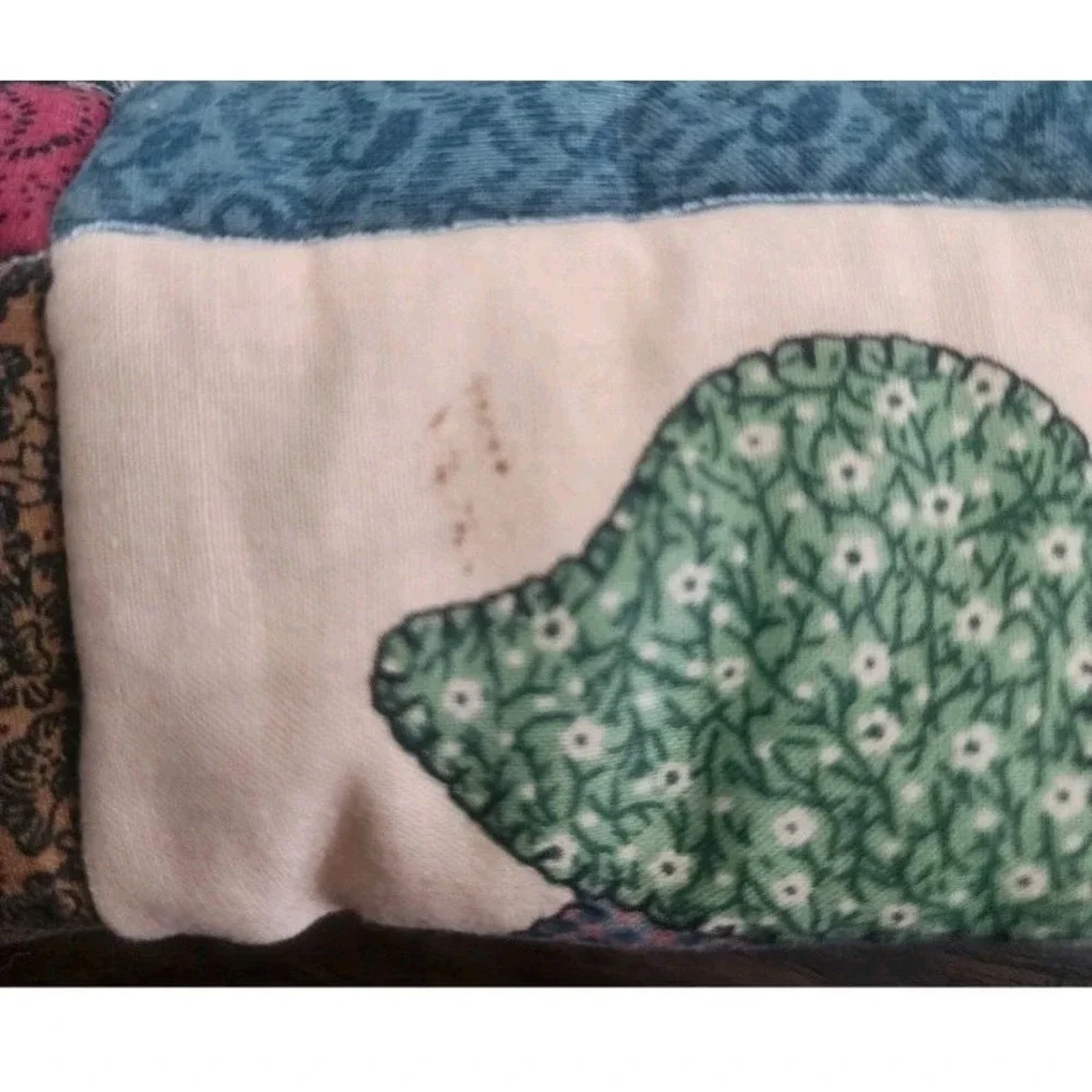Sun Bonnet Sue Little Quilt 21 X 16 Handmade Wall, Baby Doll, Sunbonnet Vintage